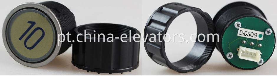 Botões Schindler D tipo 2 Schindler D type Push Buttons 2